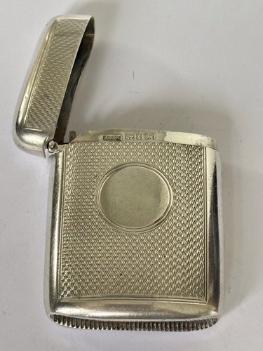 Antique victorian silver vesta - antique,