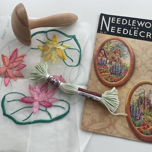 1940s needlewoman and - needlewoman,
