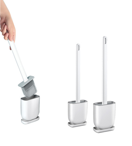 Silicone toilet brush with - silicone,