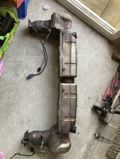 Porsche 996 Turbo Exhaust With 02 Lambda Sensors And Heat Shield