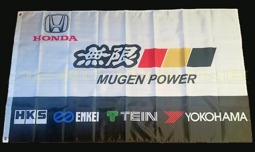 Mugen power white flag - mugen,