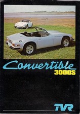 TVR 3000S & Turbo Convertible 1978-79 UK Market Foldout Sales Brochure