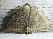 Vintage Brass Fire Guard