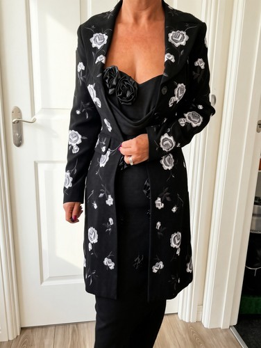 Karen millen satin floral - millen,