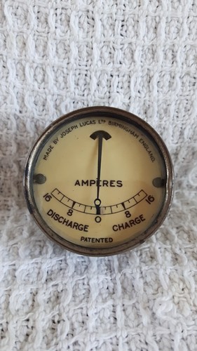 Joseph lucas amps ammeter - joseph,