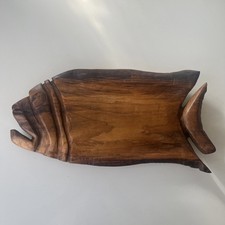 Vintage Wooden Fish Wall Hanging By Chris Ford