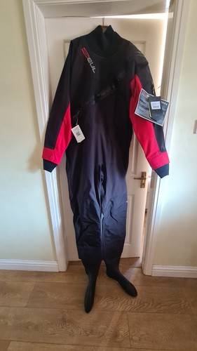 Gul dry suit - gul, opening