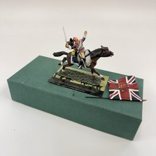 Frontline Figures Diecast Metal French  Cuirassier Mounted Trooper With Flag