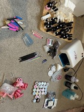 Gel Nail Lamp, Varnish, Tools Kit Set