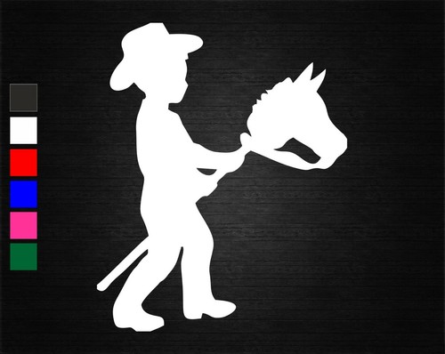 Boy cowboy young vinyl - boy, decal