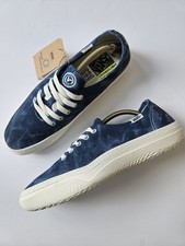 BNWT Vans Circle Vee Ocean Blue/White Sneakers Low-Top Shoes 2023 UK Size 9