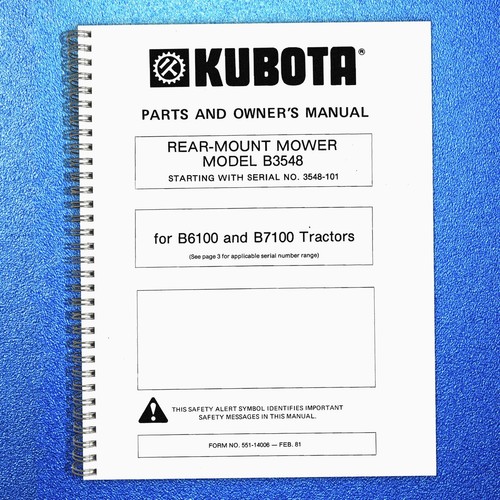Kubota more rear - rear-mount, mower