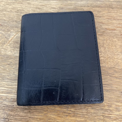 Hub men black leather - men's,
