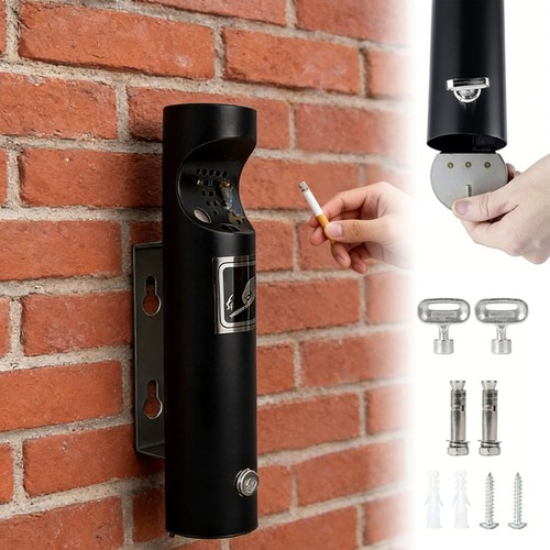 Cigarette bin lockable - bin,