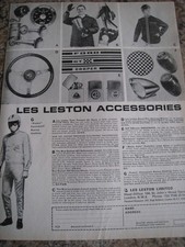 LES LESTON ACCESSORIES TWIN TRUMPET AIRHORNS GRAHAM HILL 1967 ADVERT A4 FILE 55