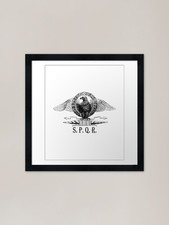 Roman Eagle With SPQR Sign59