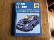 Ford Focus (Petrol & Diesel) 1998-2001 Haynes Workshop Manual Hardback
