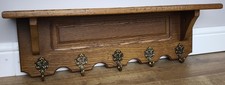 French Vintage Coat Rack Oak 5