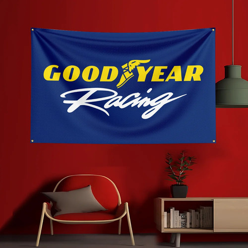 Goodyear racing banner - racing, banner/flag