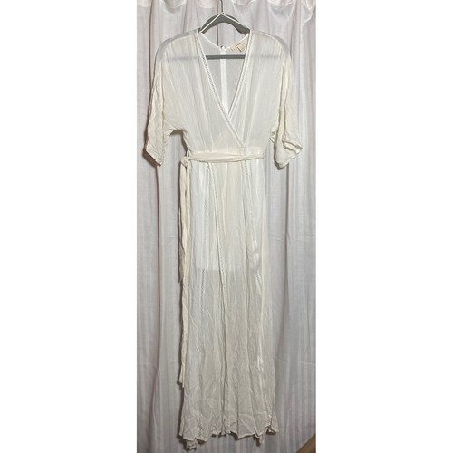 Cream boho ethereal maxi one - maxi,