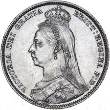 1889 Shilling - Victoria
