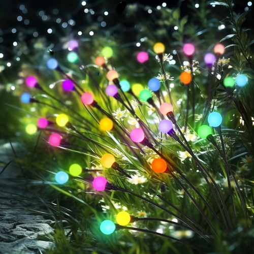 2pcs solar firefly lights - 2pcs,