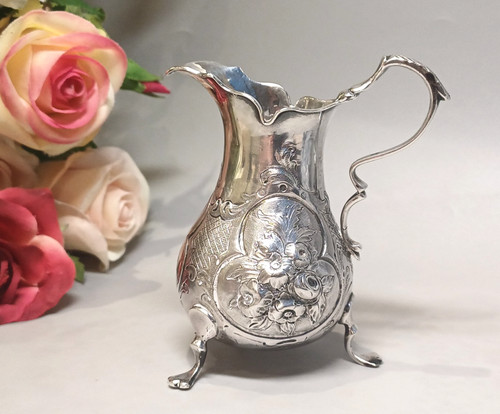Antique sterling silver cream - sterling,