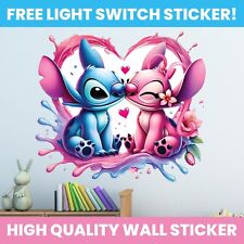 STITCH WALL STICKER DECAL LILO & STITCH DECOR KIDS BEDROOM DECORATION