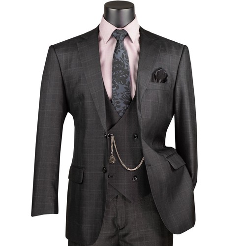 Vinci men black sharkskin - vinci,