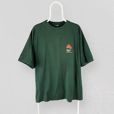Vintage Abbot Ale Green T-Shirt Rare 90s Brewery Beer Mens XL