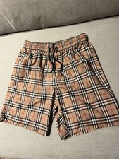 Burberry Check Drawcord Swim
