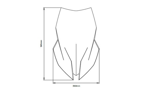 21391 windshield screen for - screen,
