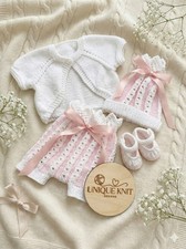 “Rosebud” Set knitting