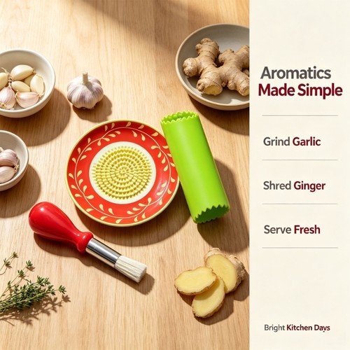 Small ceramic garlic grater