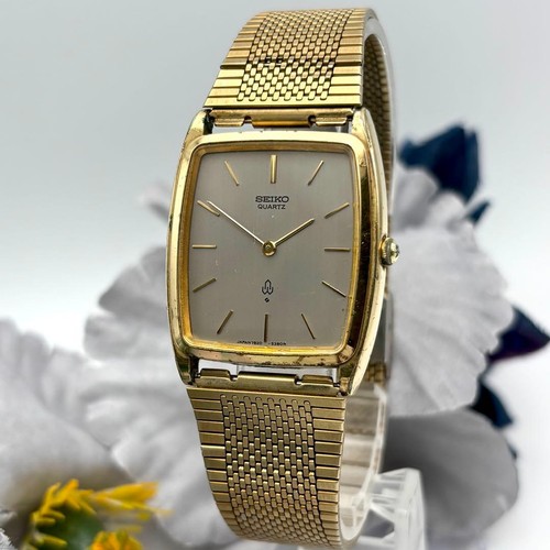 Seiko chario square gold mens - chario,