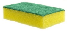 Large Sponge Scourers Professional Heavy Duty Catering Washing Up Scouring Pads