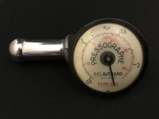 TYRE PRESSURE TYPE 252 GAUGE FRENCH BAKELITE PRESSOGRAPHE