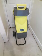 Corded wood chipper,corded chainsaw and gutter cleaning pole 