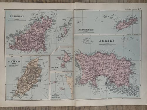 1886 channel islands isle of - islands, &