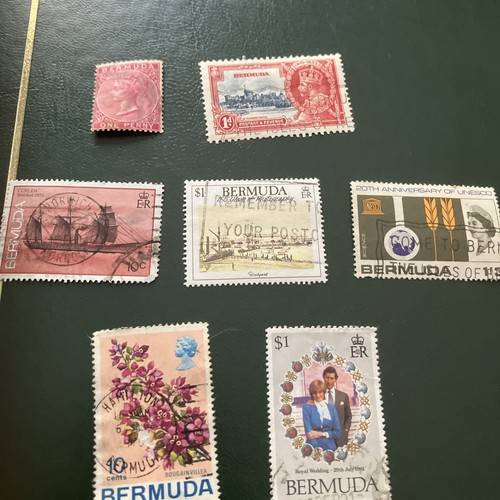 Bermuda variety stamps over - of,