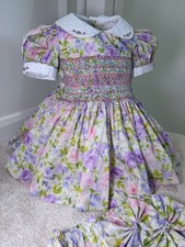 Girls lilac floral Romany