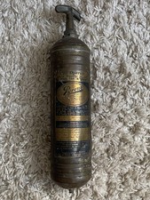 Vintage Pyrene 1968 Empty Brass Fire Extinguisher 