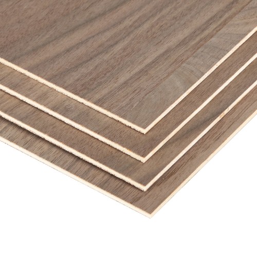 4pc black walnut - black, plywood