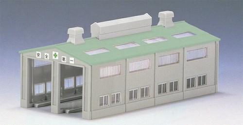Double track engine - double-track, shed