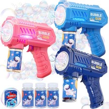 Automatic bubble gun toy - 3x,