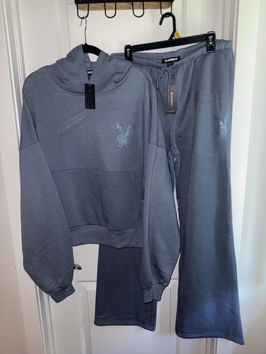 Nwt playboy rhinestone hoodie - nwt,