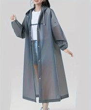 Raincoat Waterproof Poncho Reusable EVA Adult Camping Festival Rain Coat Jackets