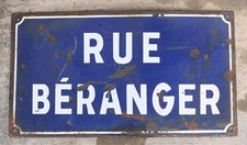 Old French enamel street sign