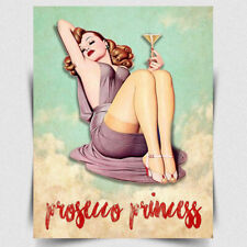 PROSECCO PRINCESS METAL SIGN
