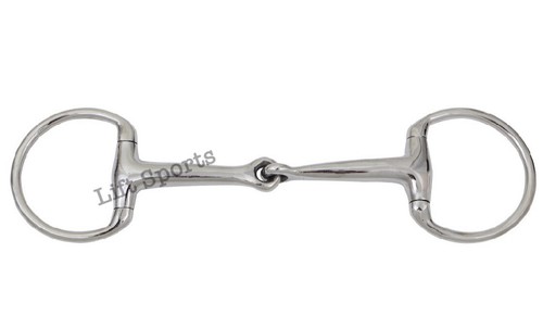 Eggbutt snaffle horse bit - eggbutt,